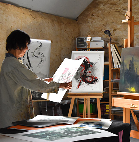 Dominique GRESSIN – Plasticienne – Atelier